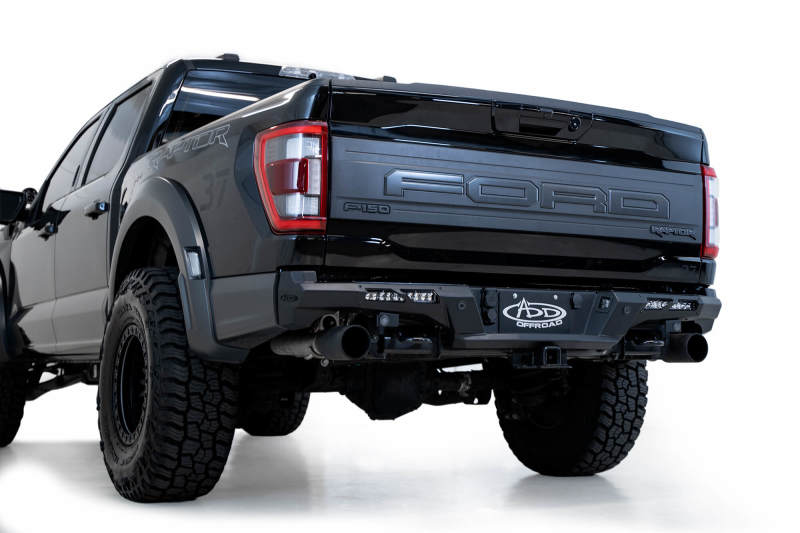 Ford F-150 Raptor Rear Bumper - Addictive Desert Designs - Phantom - Hammer Black - `21-`22